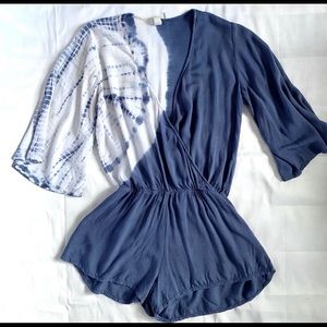 Elan tie dye romper / cover-up